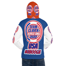 Load image into Gallery viewer, USA 2022 (TEAM CLARK WORLD CUP 2022 FRANCE USA #2BOOGIE (CUSTOM ALL OVER PRINT HOODIE))Unisex Hoodie
