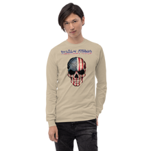 Load image into Gallery viewer, RUSA &quot;RUSACLOTHING SKULL USA&quot; Men’s Long Sleeve Shirt
