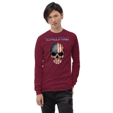 Load image into Gallery viewer, RUSA &quot;RUSACLOTHING SKULL USA&quot; Men’s Long Sleeve Shirt
