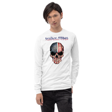 Load image into Gallery viewer, RUSA &quot;RUSACLOTHING SKULL USA&quot; Men’s Long Sleeve Shirt
