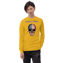 Load image into Gallery viewer, RUSA &quot;RUSACLOTHING SKULL USA&quot; Men’s Long Sleeve Shirt
