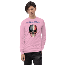 Load image into Gallery viewer, RUSA &quot;RUSACLOTHING SKULL USA&quot; Men’s Long Sleeve Shirt
